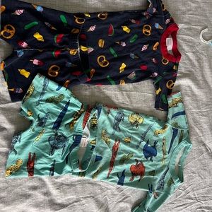 Two sets of Hanna Andersson pajamas kids shorts size 110cm